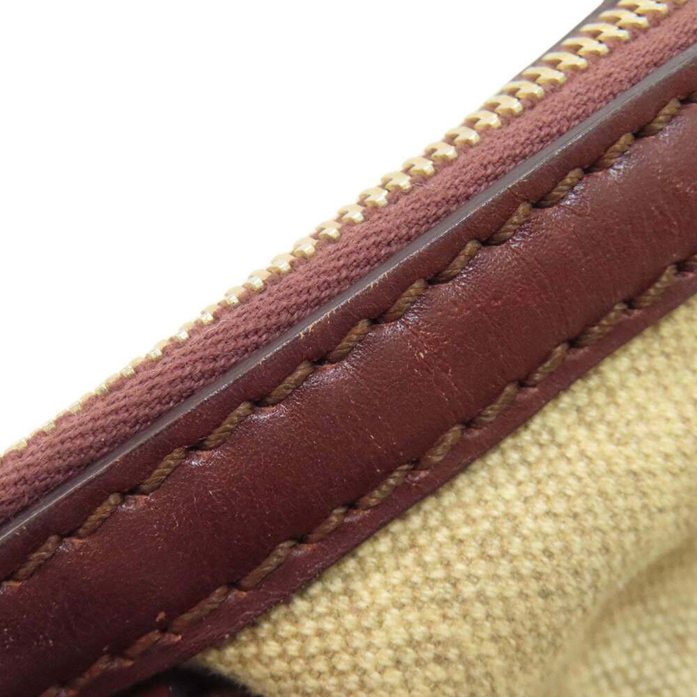 GUCCI Authentic Brown Canvas Tote Bag - Picture 14 of 16